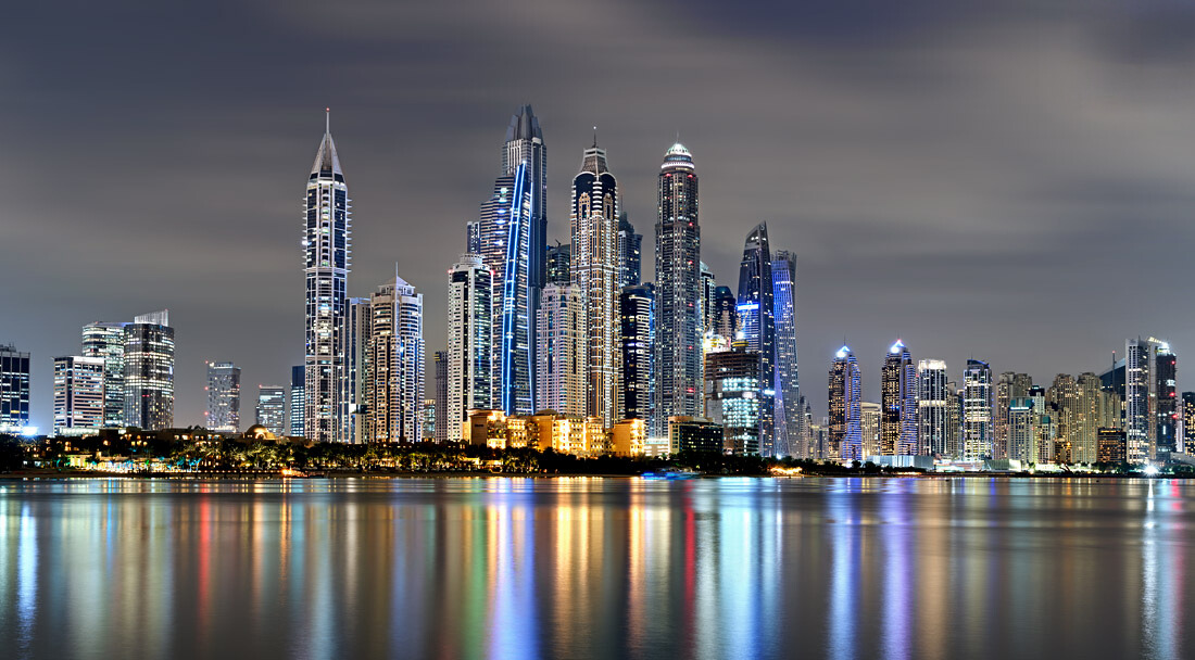 Dubai marina skyline